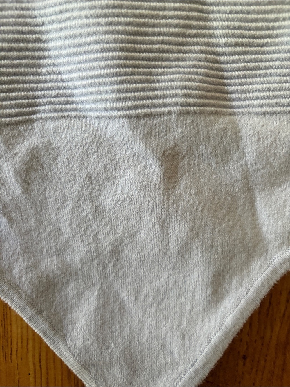 Abercrombie & Fitch One-Shoulder Light Blue Ribbed One-Piece Bodysuit - Size S - Picture 6 of 7